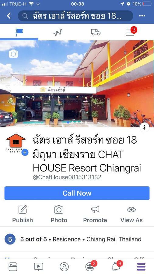 Hotel Chat House Soi 18 Mithuna Chiangrai Chiang Rai Exterior foto